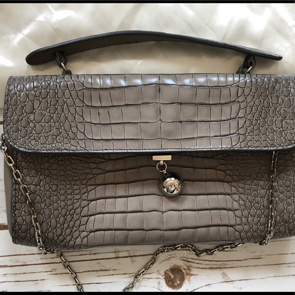 Furla Handbags - NEW W/O tags FURLA Grey leather clutch handbag